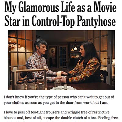 My Glamorous Life as a Movie Star in Control-Top Pantyhose